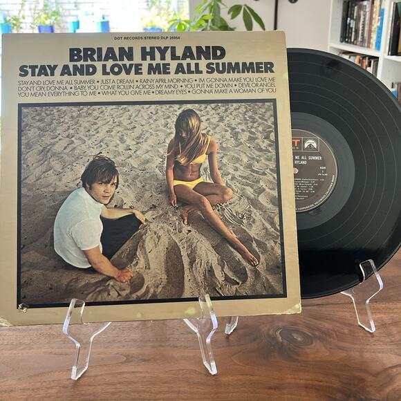 Brian Hyland Stay And Love Me All Summer Vinyl LP 1969 Dot DLP 25954 - Picture 1 of 11